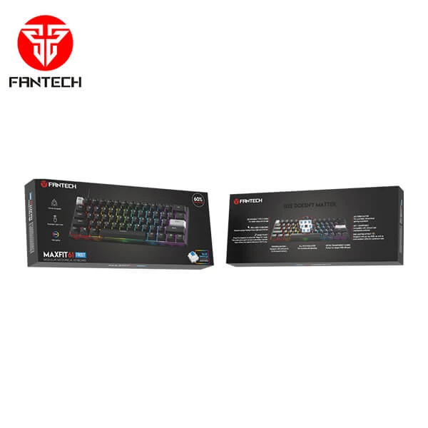 لوحة مفاتيح الألعاب الميكانيكية المعيارية FANTECH MAXFIT61 MK857 FROST RGB