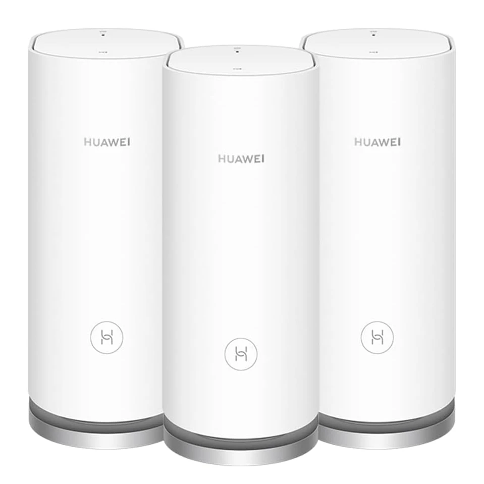 نظام Huawei Wi-Fi Mesh 3 AX3000 لشبكة WiFi المنزلية بالكامل – عبوة من 3 قطع