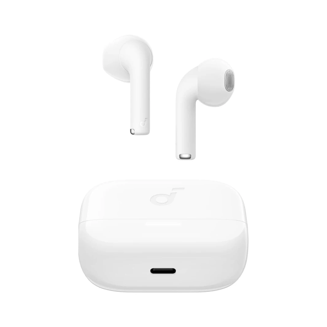 سماعات أذن Anker Soundcore K20i شبه داخل الأذن لاسلكية حقيقية - بيضاء