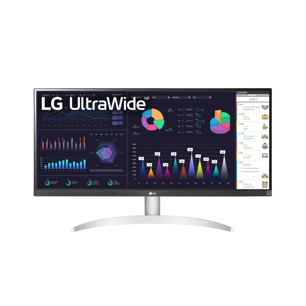 شاشة LG 29WQ600-W مقاس 29 بوصة UltraWide FHD HDR10 AMD FreeSync™ IPS مع USB Type-C