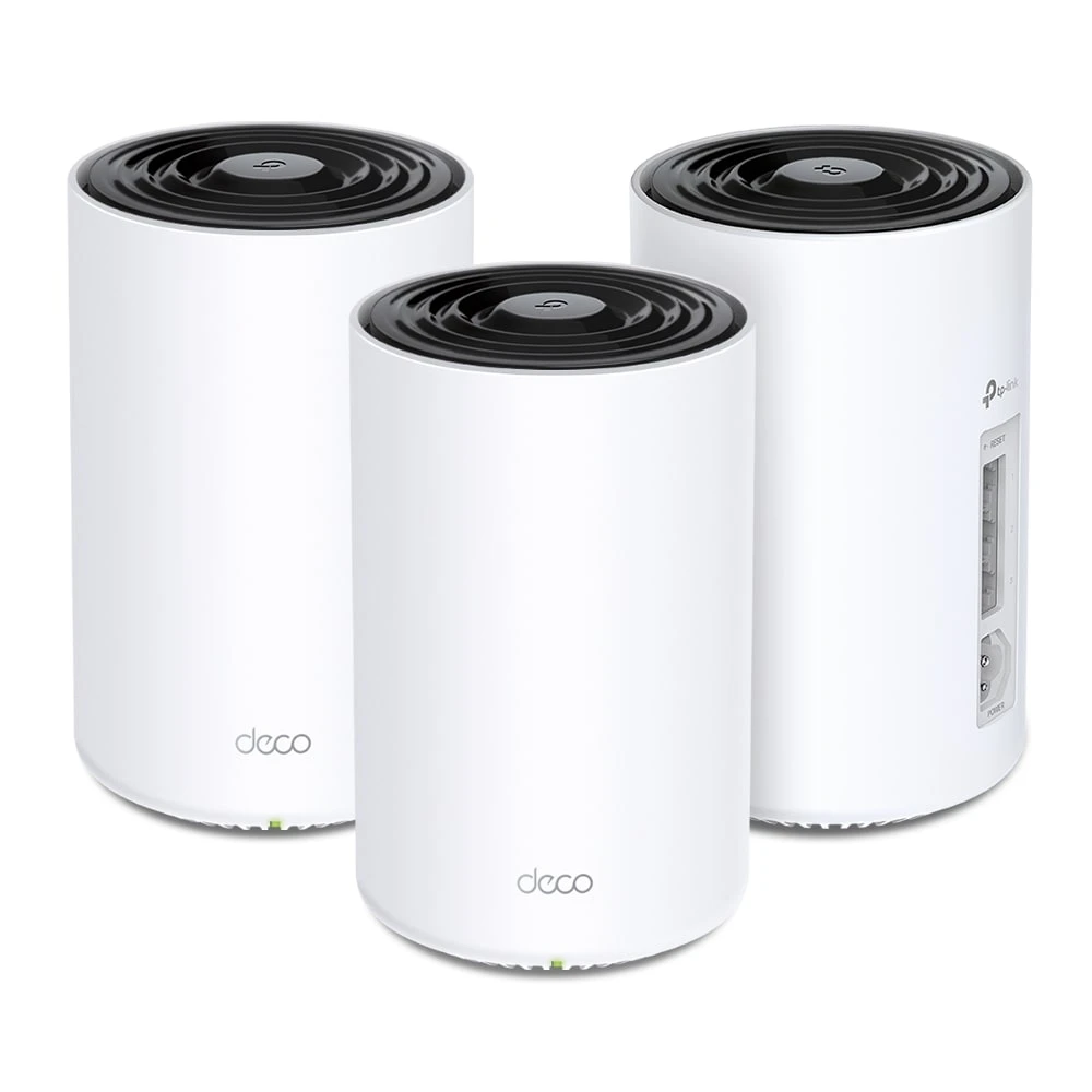 نظام TP-Link Deco PX50 AX3000 + G1500 Whole Home Powerline Mesh WiFi 6 (عبوة من 3 قطع)