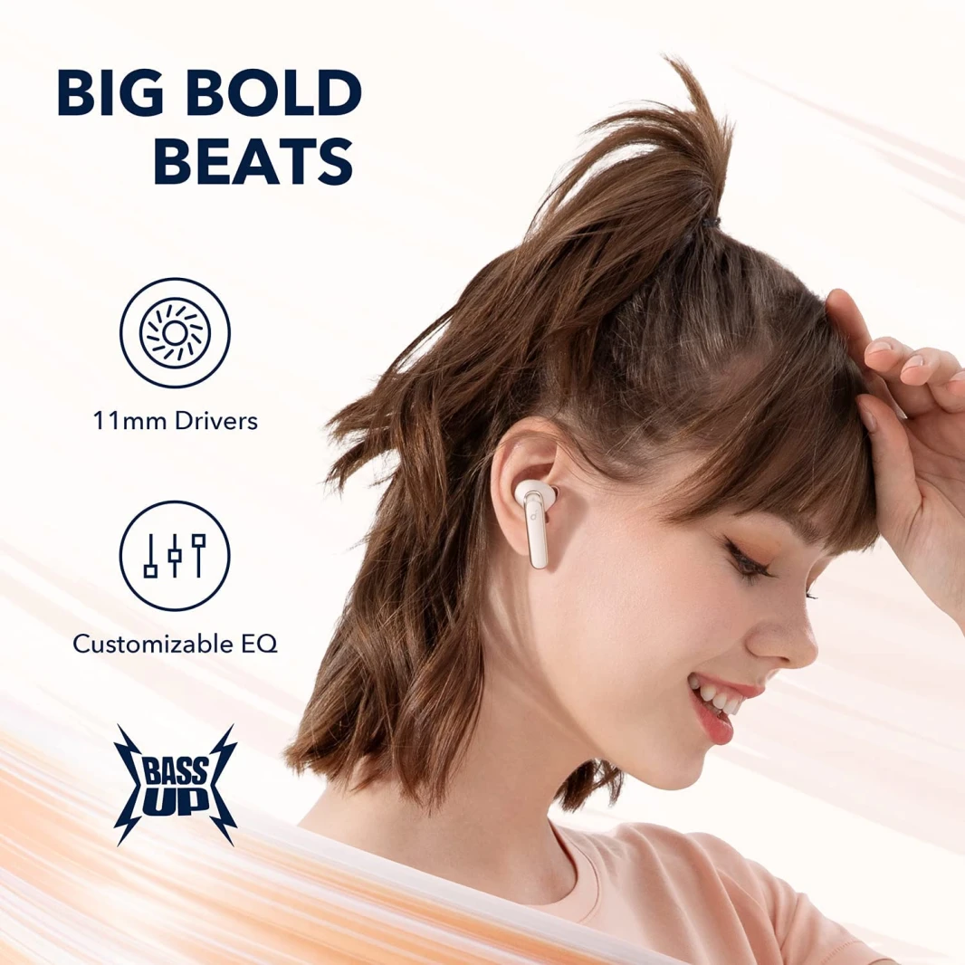 Anker Soundcore Life P3 Multi Mode Active Noise Cancelling TWS – Oat White