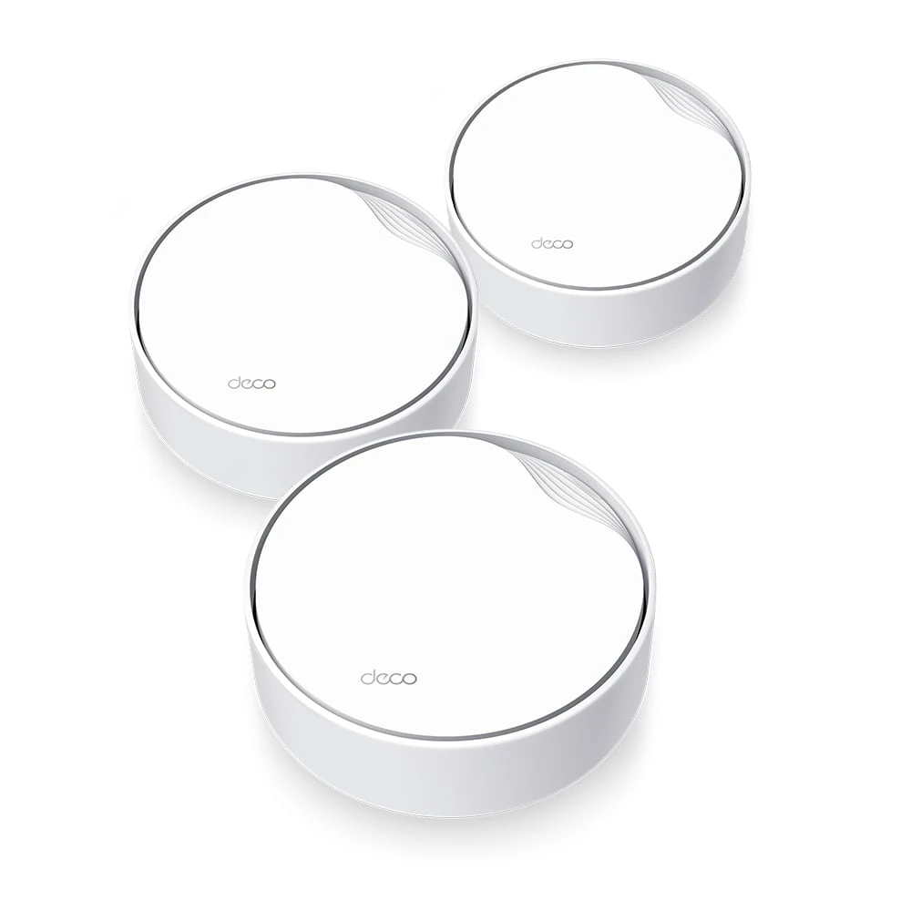 نظام TP-Link Deco X50 AX3000 PoE لشبكة Wi-Fi 6 للمنزل بالكامل (عبوة من 3 قطع)