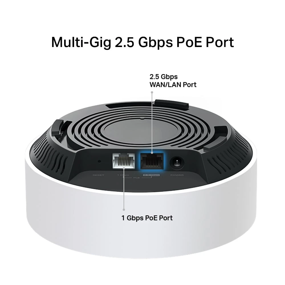 نظام TP-Link Deco X50 AX3000 PoE لشبكة Wi-Fi 6 للمنزل بالكامل (عبوة من 3 قطع)