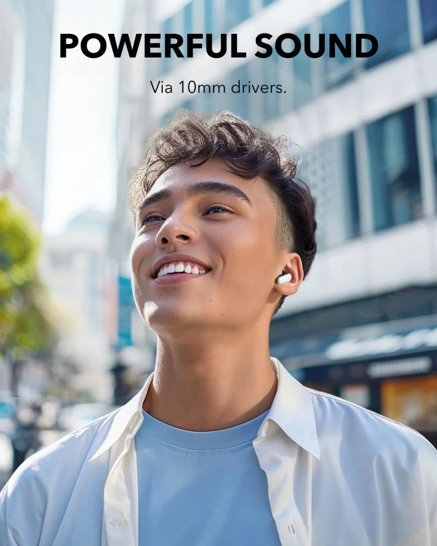 سماعات أذن Anker Soundcore R50i NC اللاسلكية بتقنية إلغاء الضوضاء - بيضاء