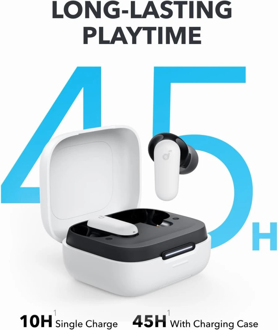 سماعات أذن Anker Soundcore R50i NC اللاسلكية بتقنية إلغاء الضوضاء - بيضاء