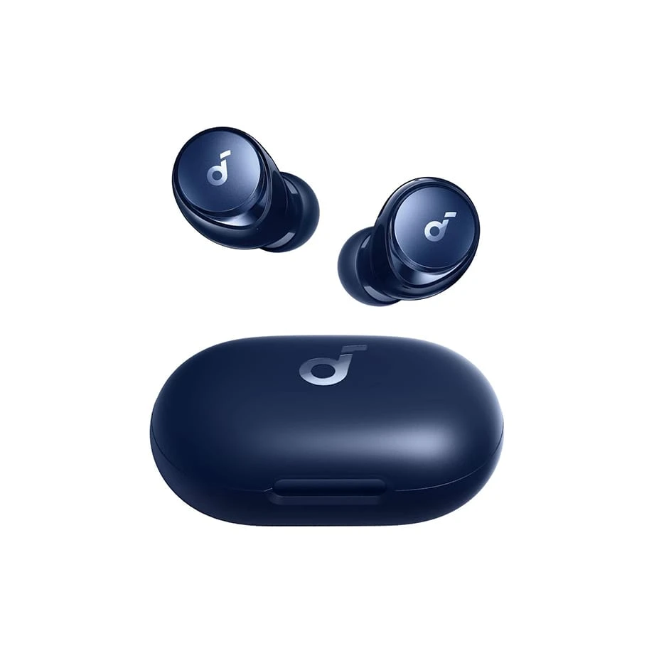 سماعات أذن Anker Soundcore Space A40 اللاسلكية القابلة للتعديل تلقائيًا مع خاصية إلغاء الضوضاء النشطة - أزرق