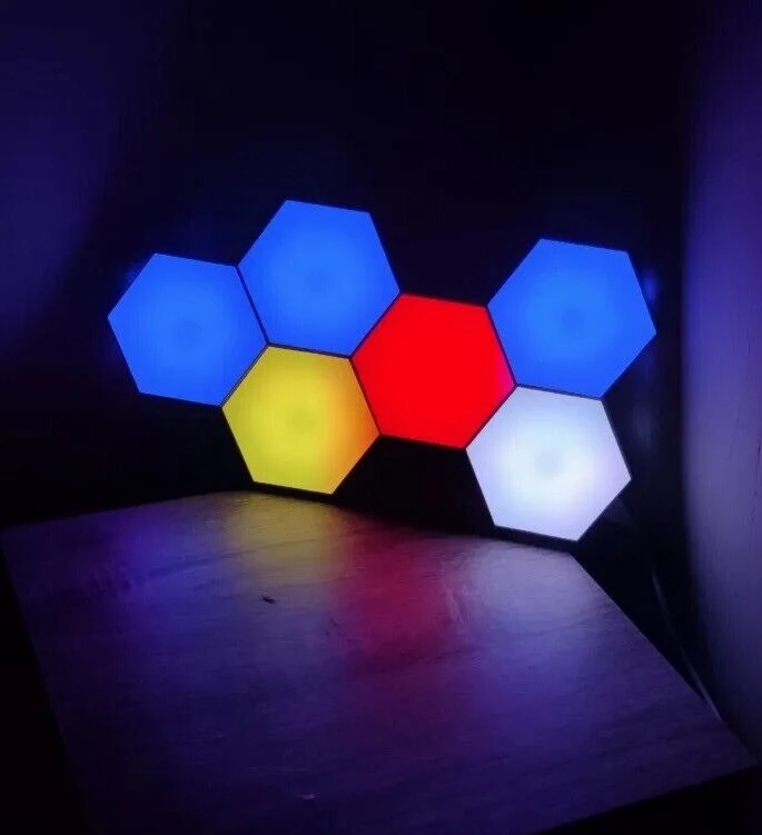HEXAGONAL NANOLEAF LED LIGHT WITH REMOTE