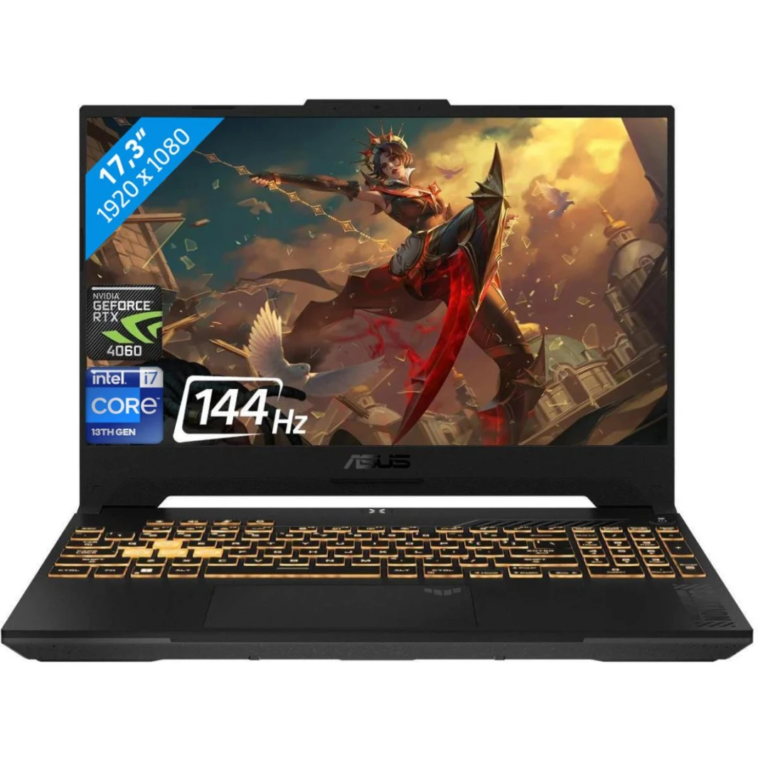 ASUS NEW TUF Gaming F17  Laptop 4060 8GB, 16GB DDR5, 17.3-inch FHD Value IPS-level 144Hz