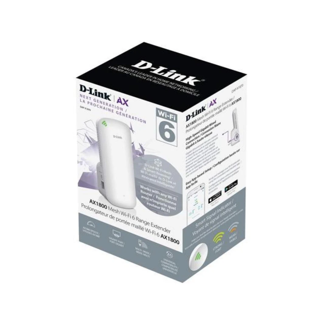 D-Link AX1800 Mesh Wi-Fi 6 Range Extender