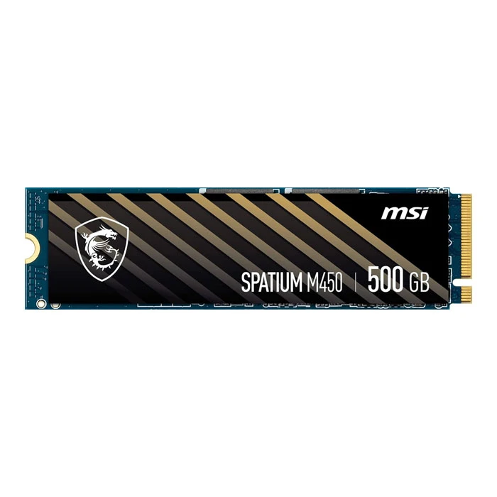 MSI SPACE M450 PCIe 4.0 NVMe M.2 500GB SSD داخلي للألعاب