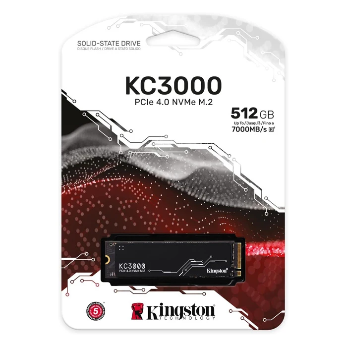كينغستون KC3000 M.2 2280 512GB PCIe 4.0 x4 NVMe SSD