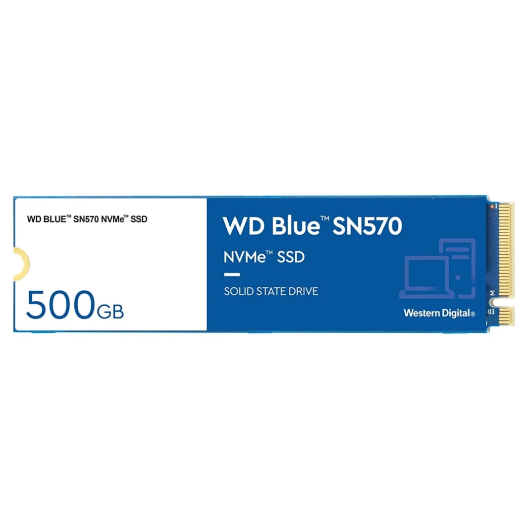WD Blue SN570 NVMe M.2 500GB: SSD | PCI-Express 3.0 x4 | حتى 3,500 ميجابايت/ثانية