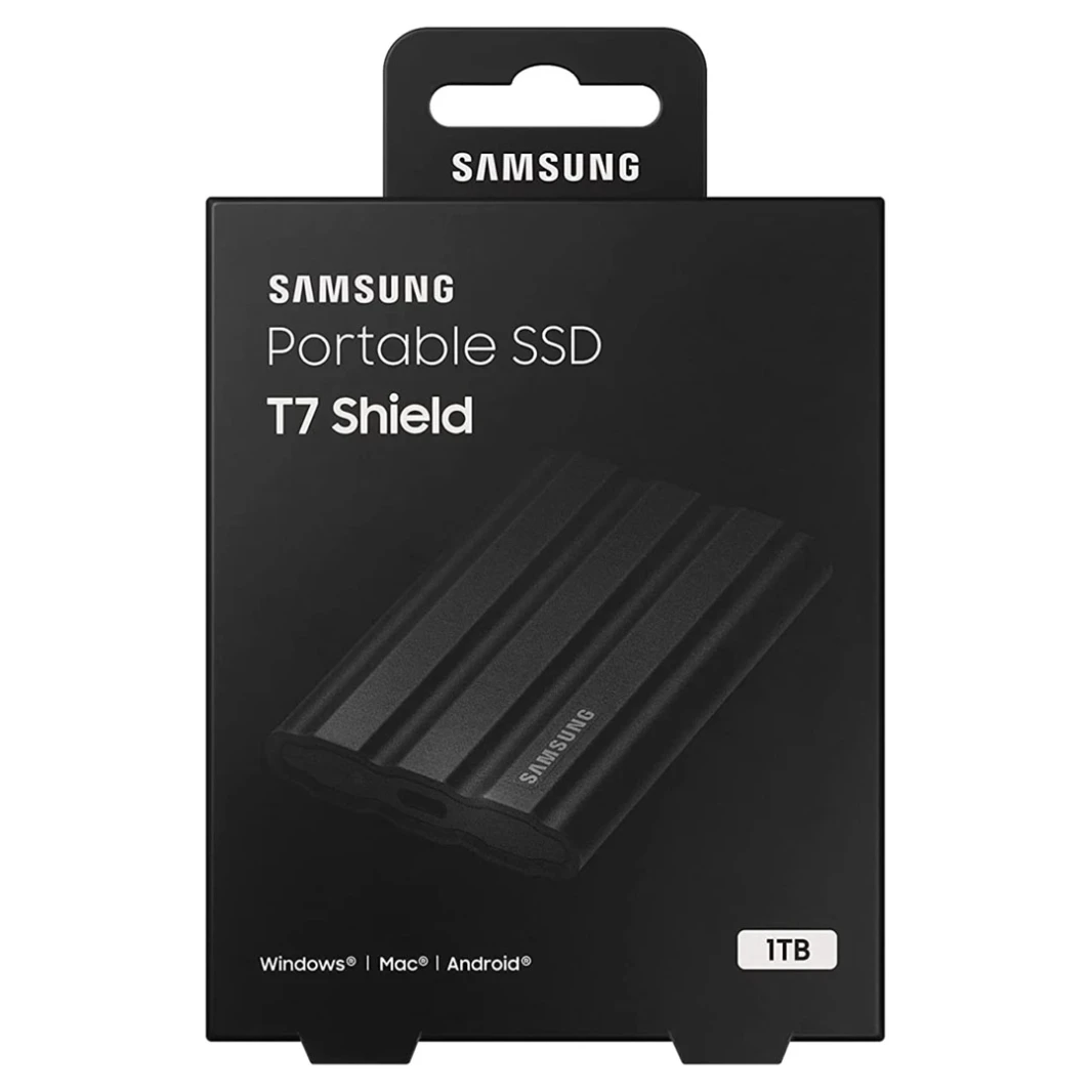 SAMSUNG T7 Shield 1TB: SSD محمول بمنفذ USB 3.2 | مقاوم للماء والغبار