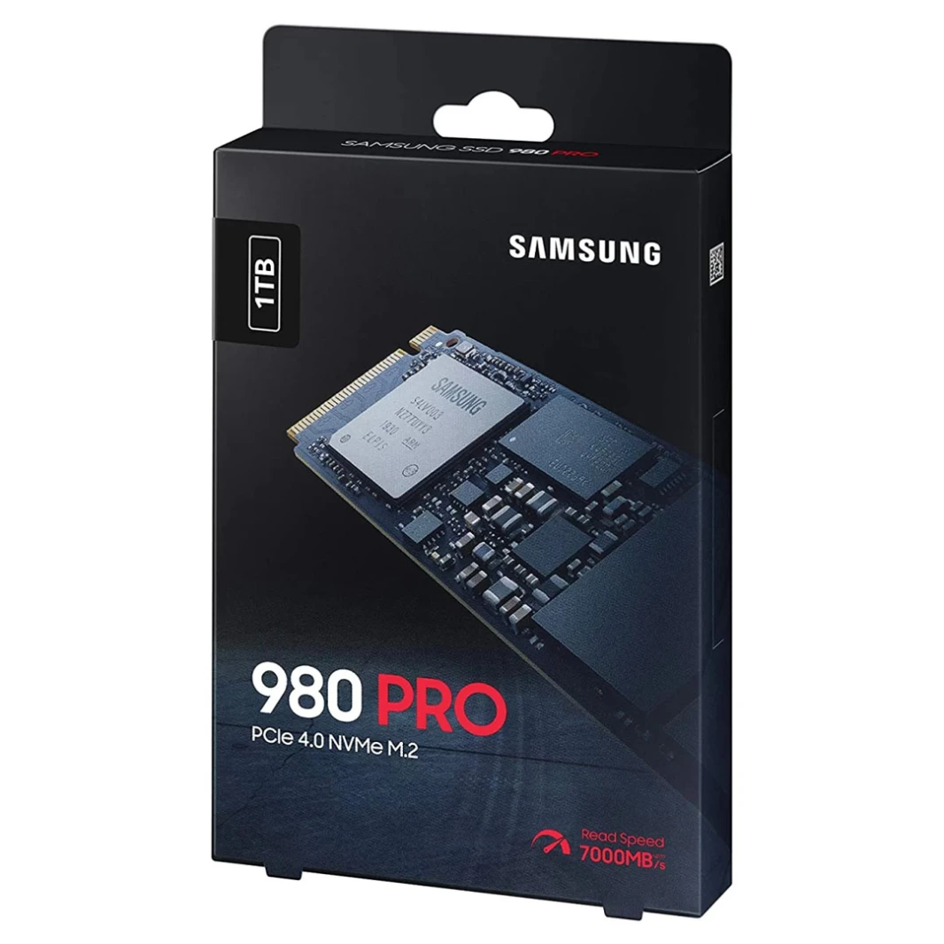 Samsung 980 PRO 1TB: PCIe 4.0 NVMe M.2 SSD | حتى 7000 ميجابايت/ثانية