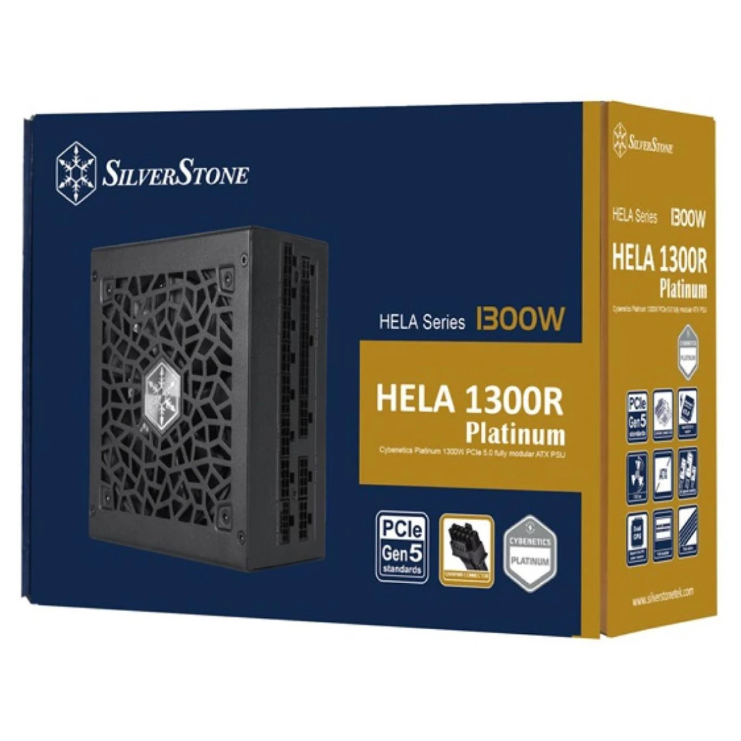 SilverStone HELA 1300R Platinum: مزود طاقة كامل معياري بقوة 1300 واط 80 Plus Platinum
