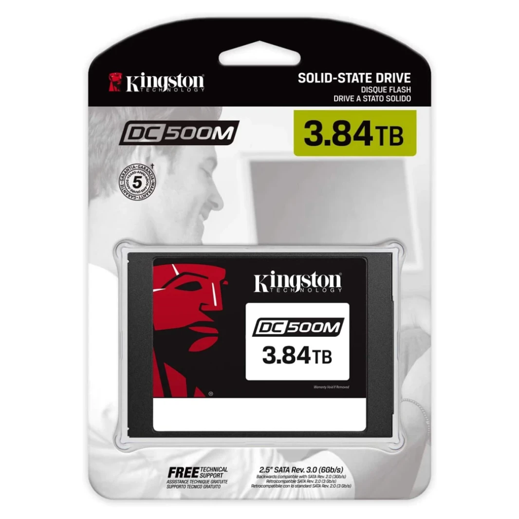 Kingston Data Centre DC500M 3.84TB: محرك أقراص الحالة الصلبة للمؤسسات