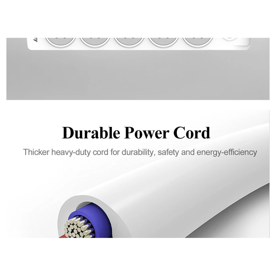 HuntKey Power Strip 5 Sokets 2 Meter (SZN501)