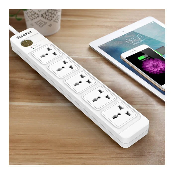 HuntKey Power Strip 5 Sokets 5 Meter (SZE501)