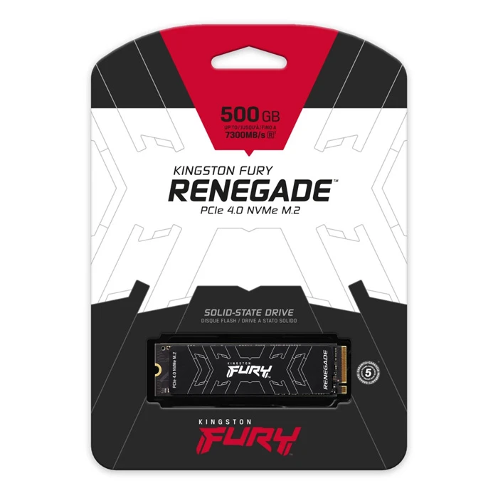 Kingston FURY Renegade M.2 2280 500GB PCIe 4.0 x4 NVMe SSD