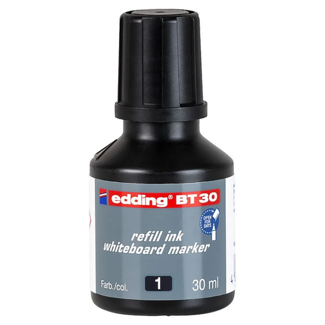 قلم تحديد السبورة البيضاء Edding BT 30 Refill Ink باللون الأسود