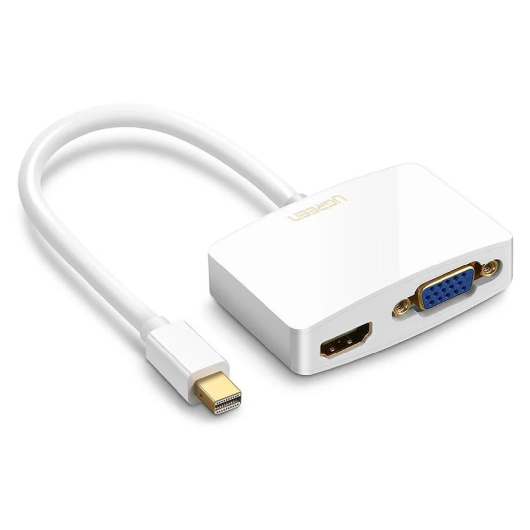 محول 2 في 1 Mini DP إلى HDMI VGA من UGREEN (MD115) - حلول عرض مبسطة