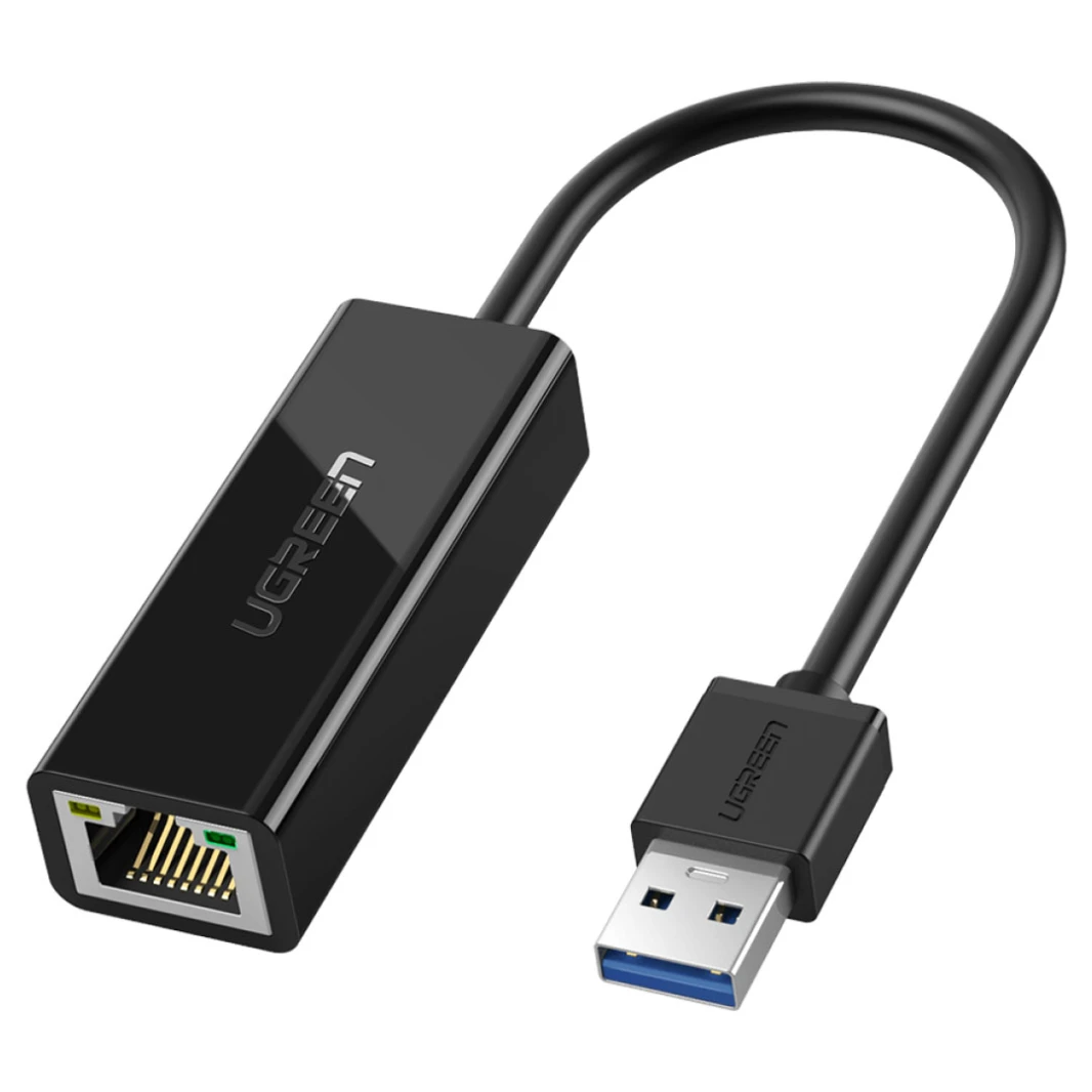 محول جيجابت إيثرنت USB 3.0 من UGREEN (CR111) - اتصال USB إلى إيثرنت عالي السرعة