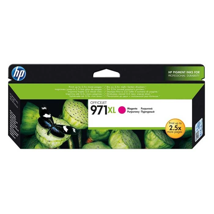 الحبر الأصلية عالية الإنتاجية HP 971XL ذات اللون الأرجواني (CN627AE)