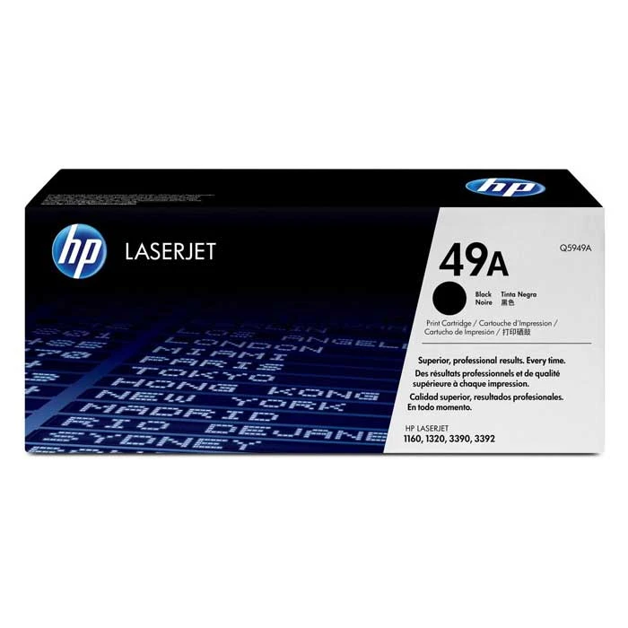 خرطوشة حبر HP 49A الأصلية باللون الأسود (Q5949A)