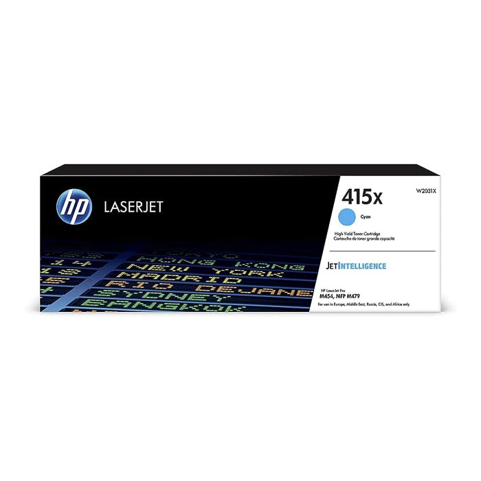 خرطوشة حبر HP 415X الأصلية باللون السماوي (W2031X)