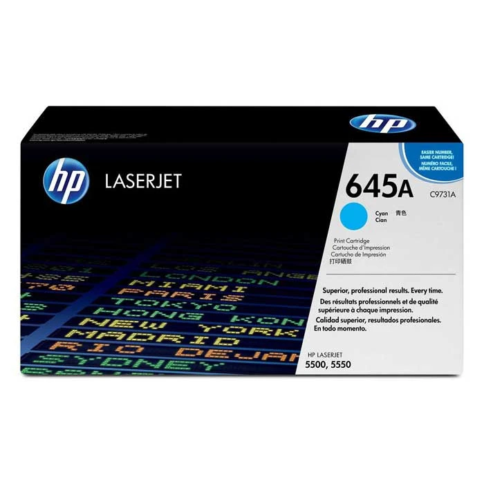 خرطوشة حبر HP 645A الأصلية باللون السماوي (C9731A)