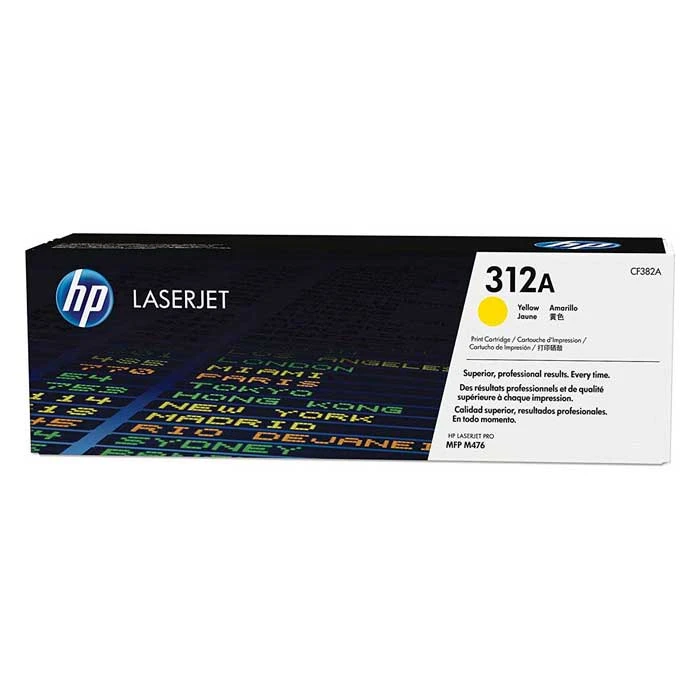 خرطوشة حبر HP 312A الأصلية باللون الأصفر (CF382A)