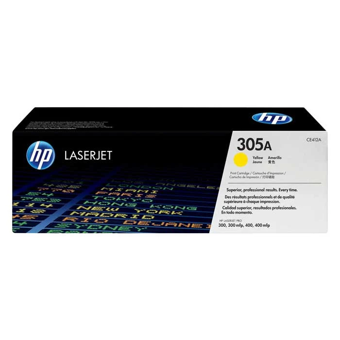 خرطوشة حبر HP 305A الأصلية باللون الأصفر (CE412A)