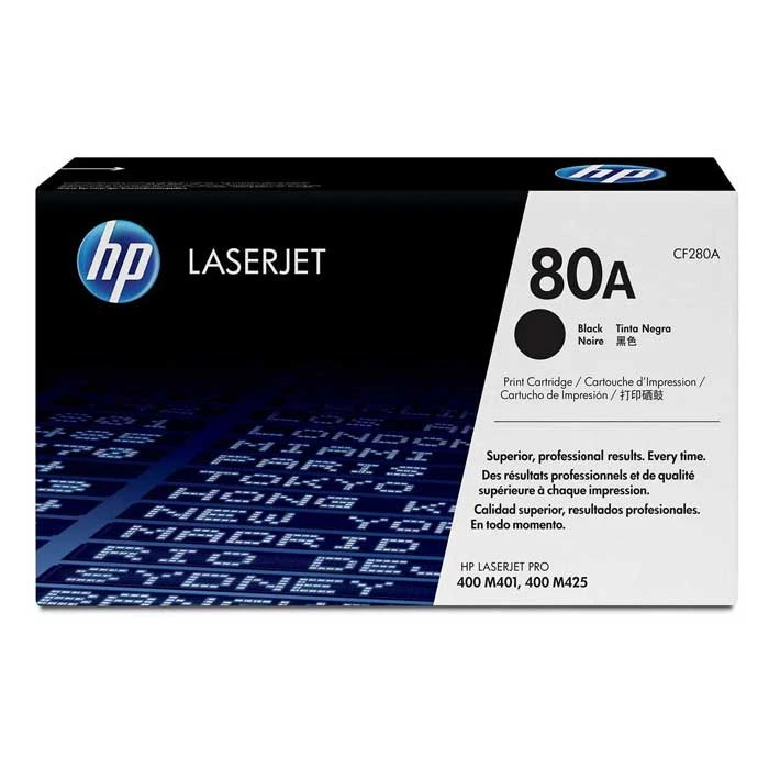 خرطوشة حبر HP 80A الأصلية باللون الأسود (CF280A)