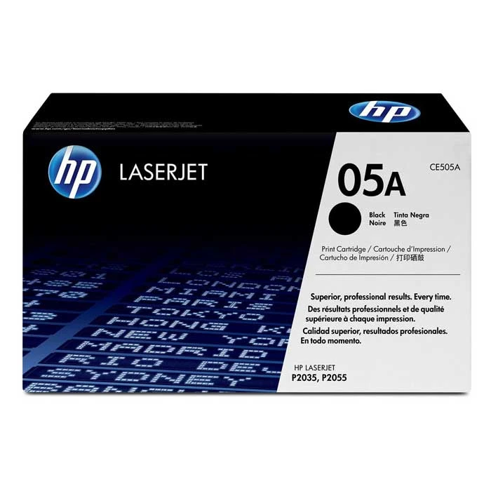 خرطوشة حبر HP 05A الأصلية باللون الأسود (CE505A)
