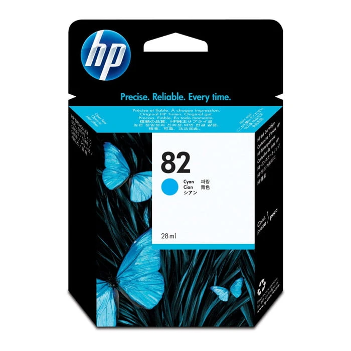 HP 82 High Yield Cyan Original Ink Cartridge (C4911A)