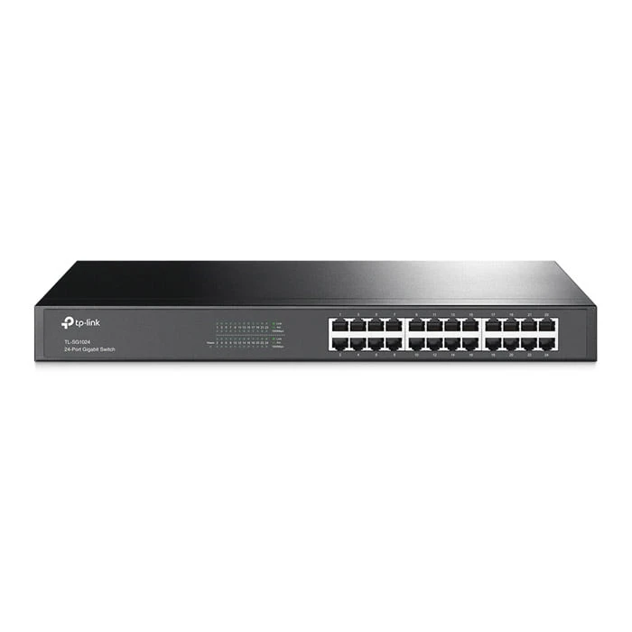 محول TP-Link TL-SG1024D Gigabit ذو 24 منفذًا للتركيب على الرف