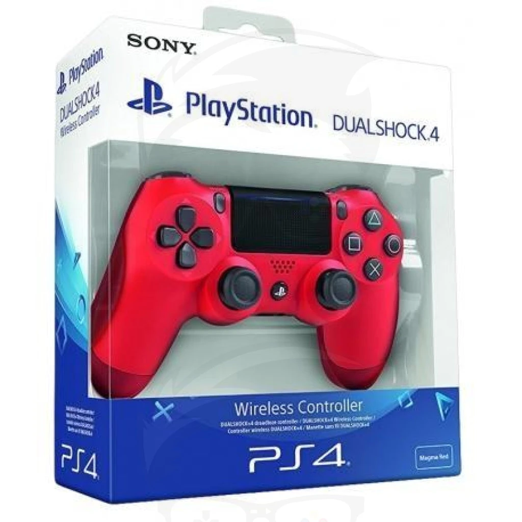 وحدة تحكم PS4 Dualshock 4 باللون الأحمر - PlayStation 4