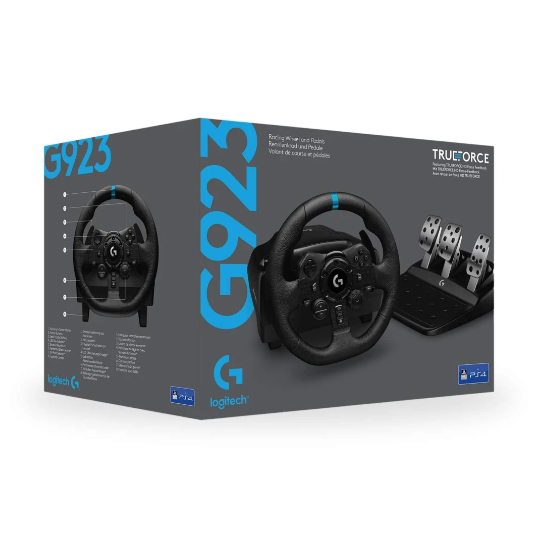 Logitech G923 Racing Wheel and Pedals for PS5, PS4 and PC
