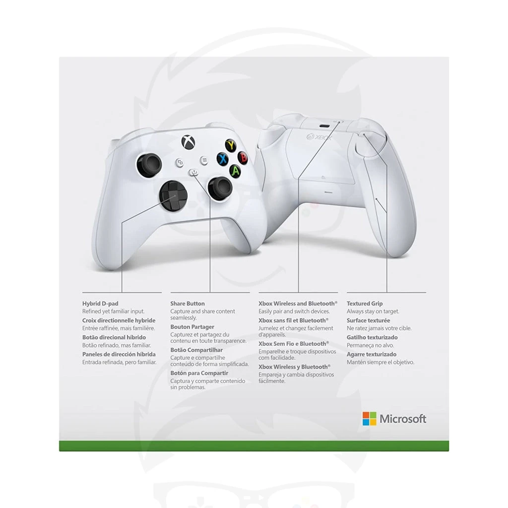 وحدة تحكم لاسلكية لجهاز Xbox Series X|S من Microsoft - باللون الأبيض الآلي