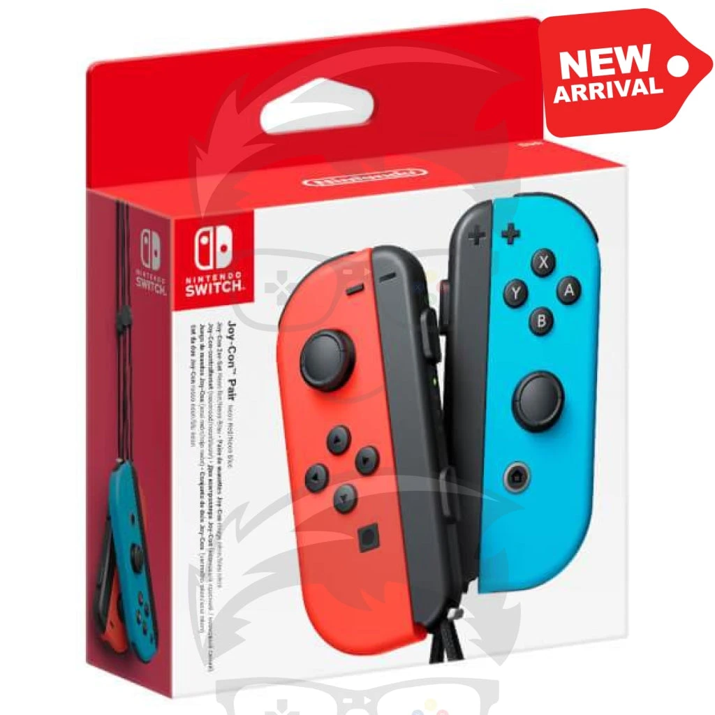 Joy-Con (L) / (R) Neon Red and Neon Blue - Switch