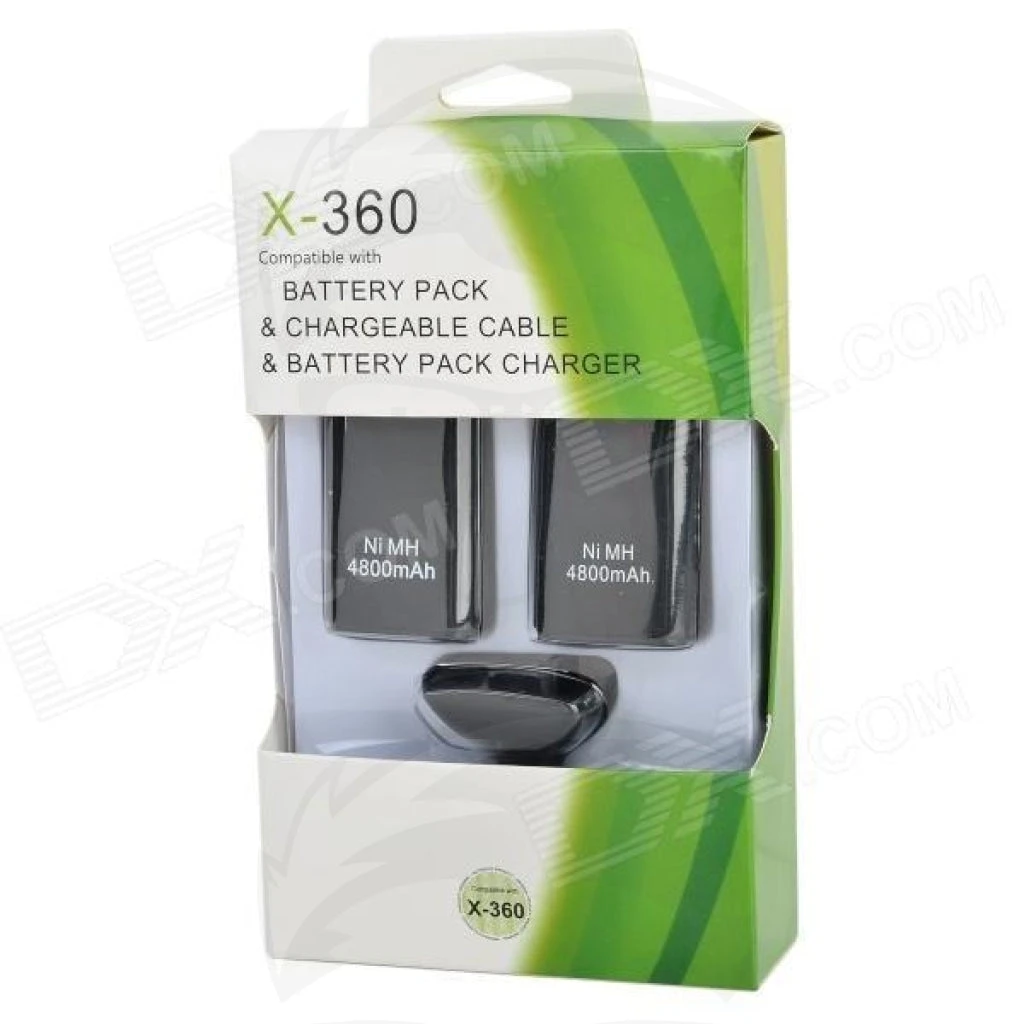 حزمة بطارية مزدوجة - Xbox 360