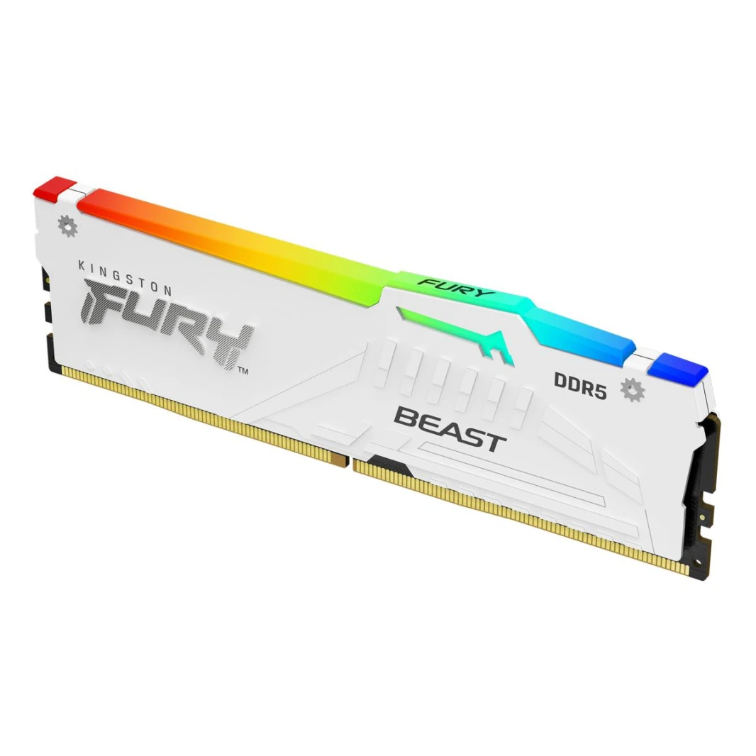ذاكرة الوصول العشوائي Kingston FURY 16GB 5200HZ CL36 DDR5 - أبيض