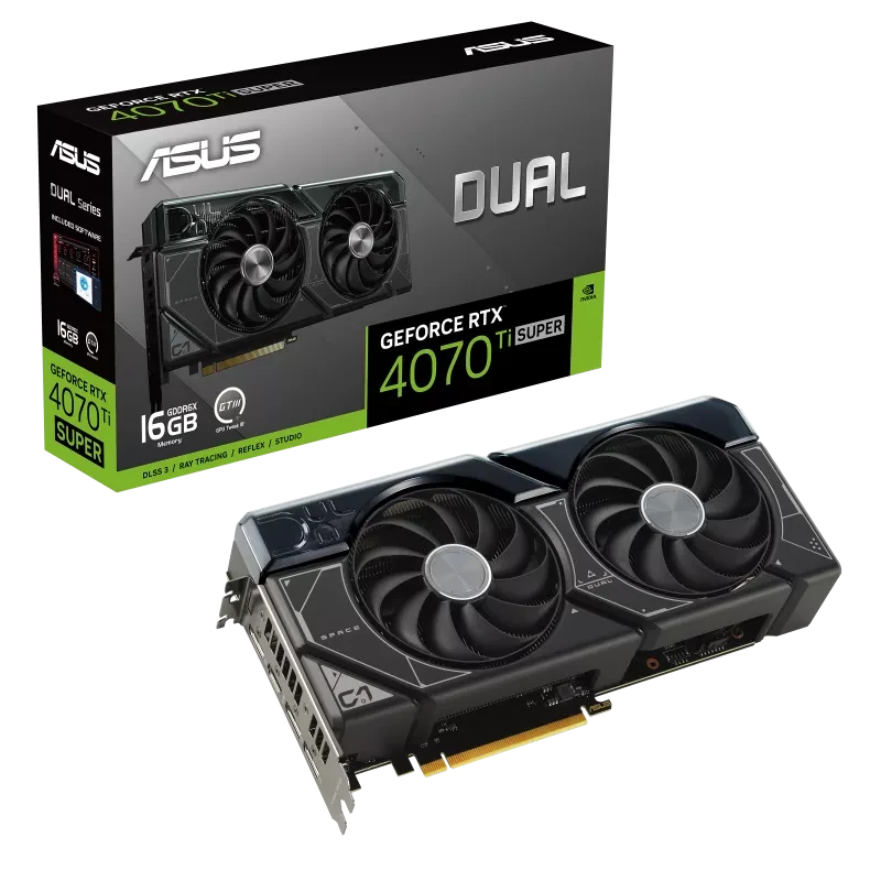 ASUS Dual GeForce RTX™ 4070 Ti SUPER 16GB GDDR6X Graphic Card