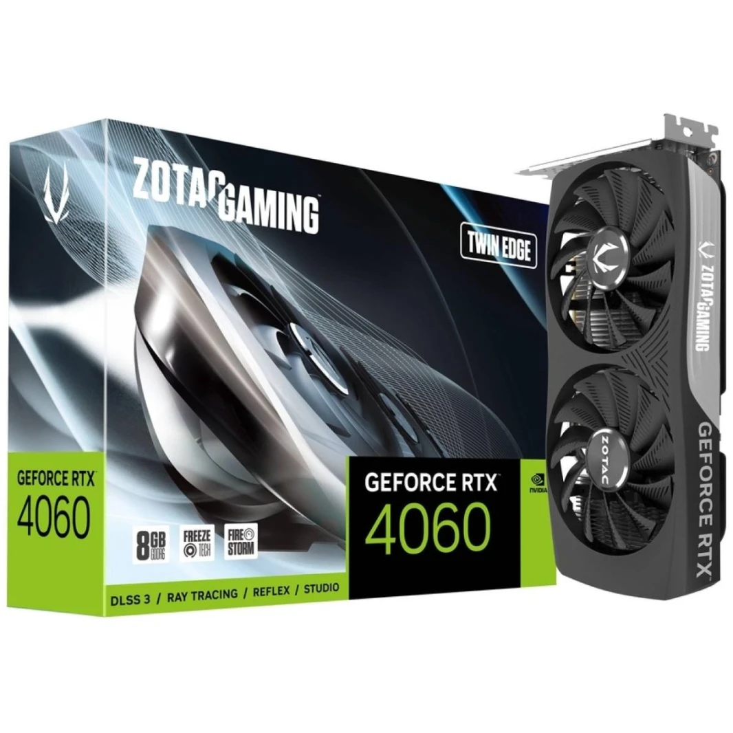 ZOTAC GAMING GeForce RTX 4060 Twin Edge 8GB GDDR6 - بطاقة رسوميات