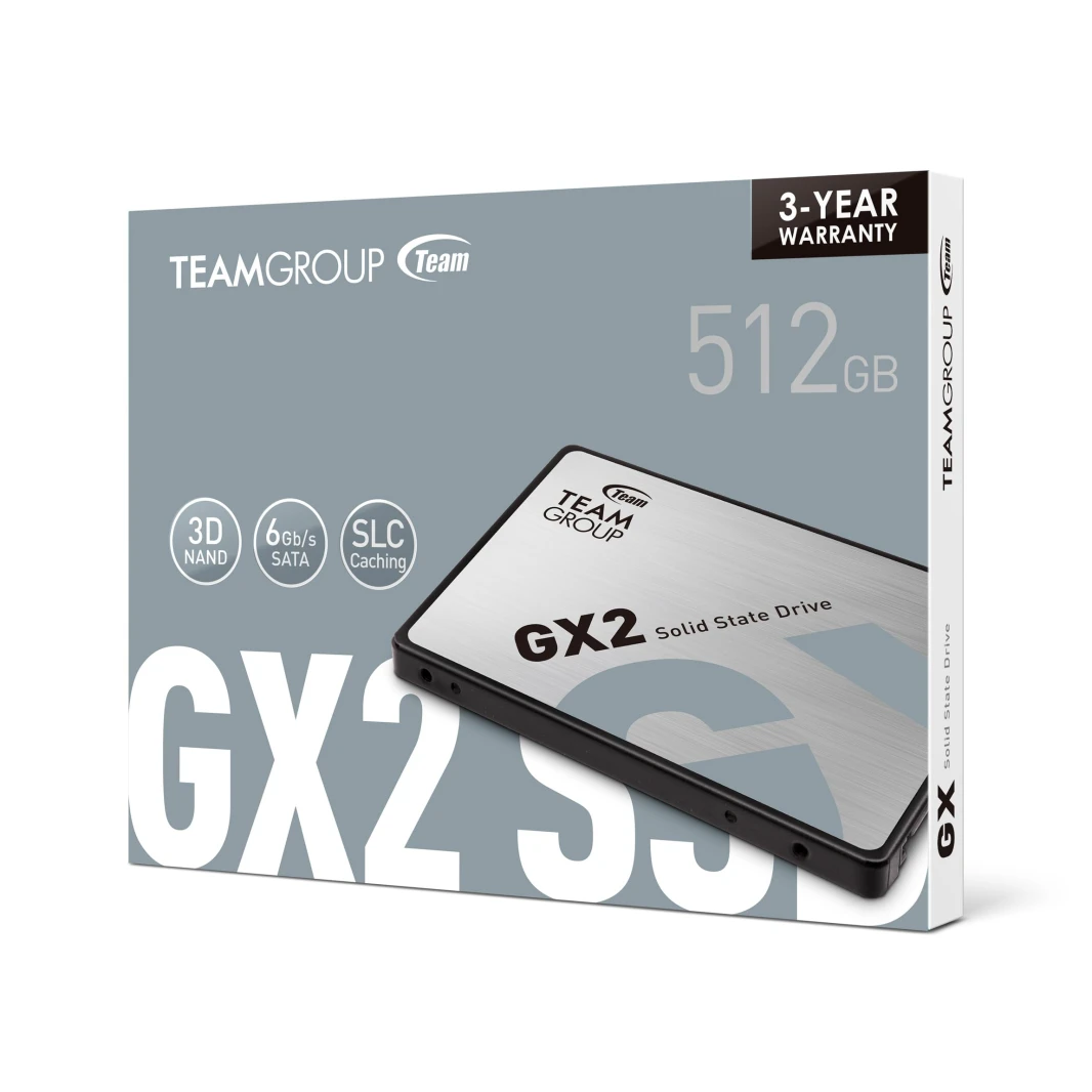 TeamGroup GX2 512GB 3D NAND TLC 2.5 بوصة SATA (SSD)