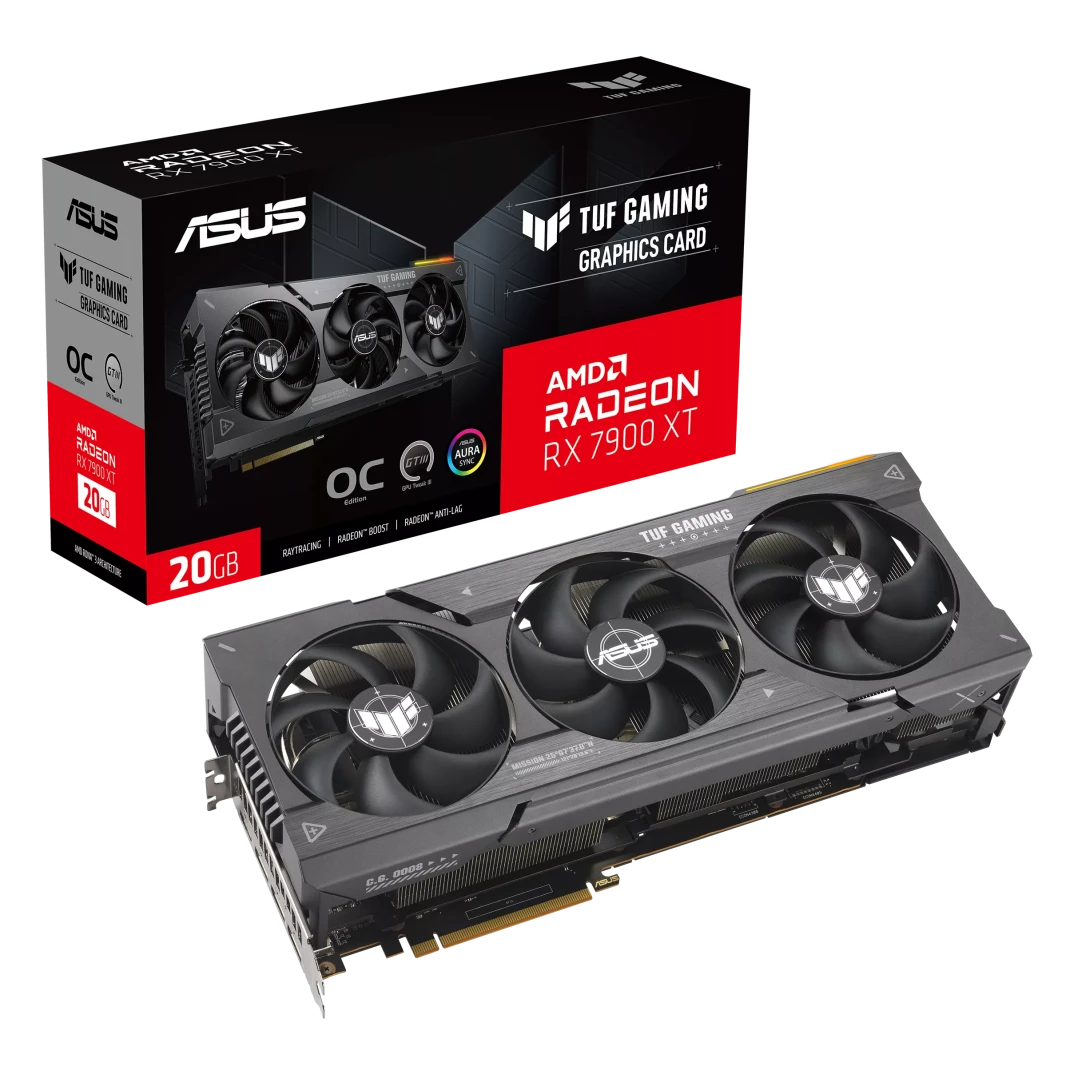 ASUS TUF Gaming Radeon™ RX 7900 XT OC Edition 20GB GDDR6 - Graphics Card