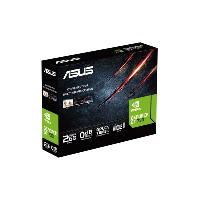 بطاقة الرسوميات ASUS GeForce® GT 730 2GB GDDR5 منخفضة الارتفاع