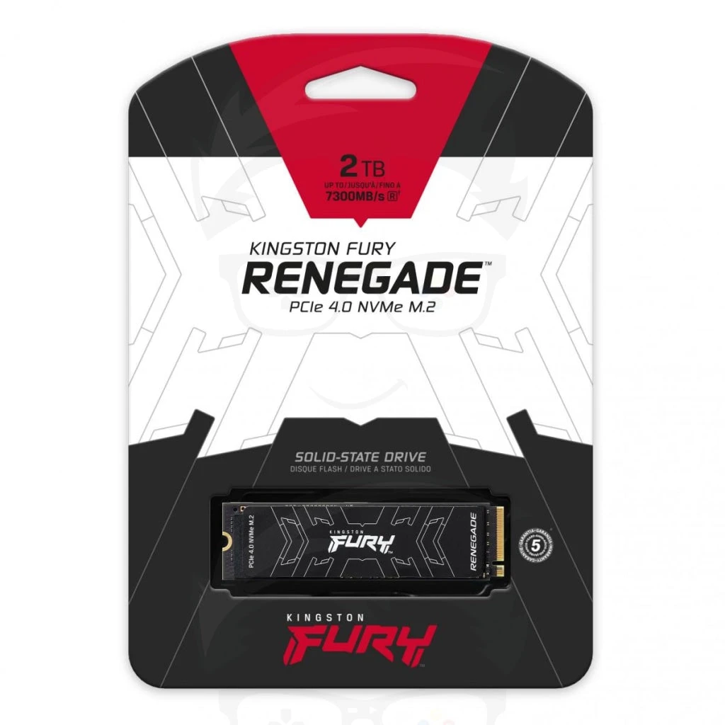 Kingston FURY Renegade 2TB PCIe 4.0 NVMe M.2 SSD up to 7,300MB/s