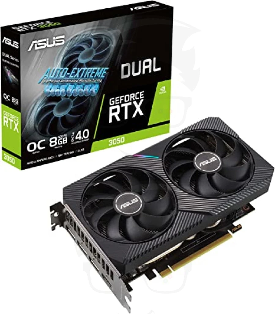 بطاقة الرسوميات ASUS Dual NVIDIA GeForce RTX 3050 6GB